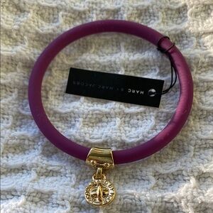 Marc by Marc Jacobs NWT Plum Bracelet with Gold Charm